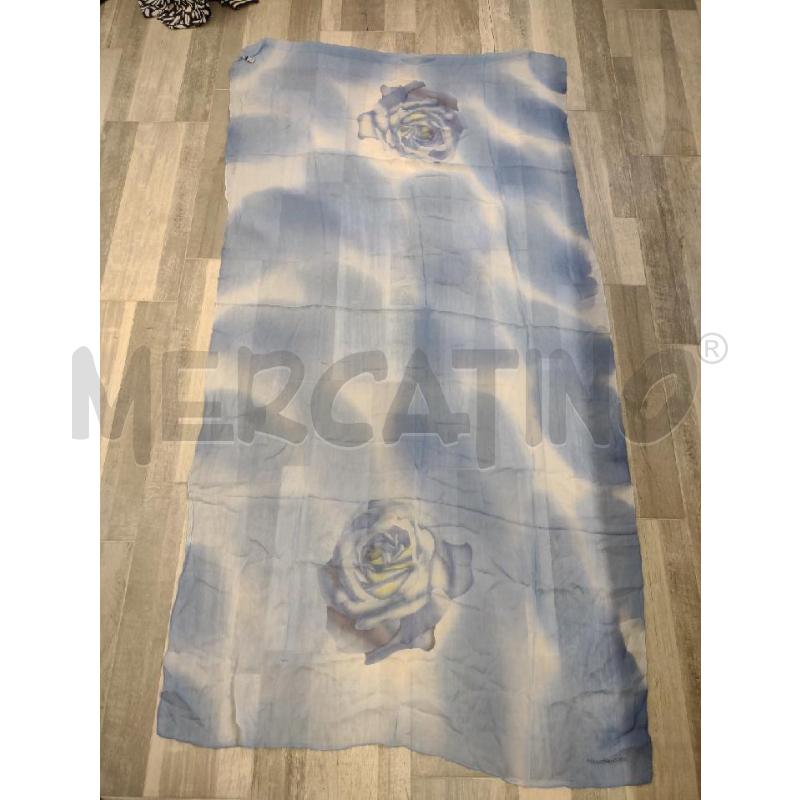 FOULARD ROCCO BAROCCO SETA AZZURRO | Mercatino dell'Usato Settimo torinese 1