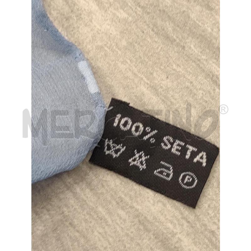 FOULARD ROCCO BAROCCO SETA AZZURRO | Mercatino dell'Usato Settimo torinese 3