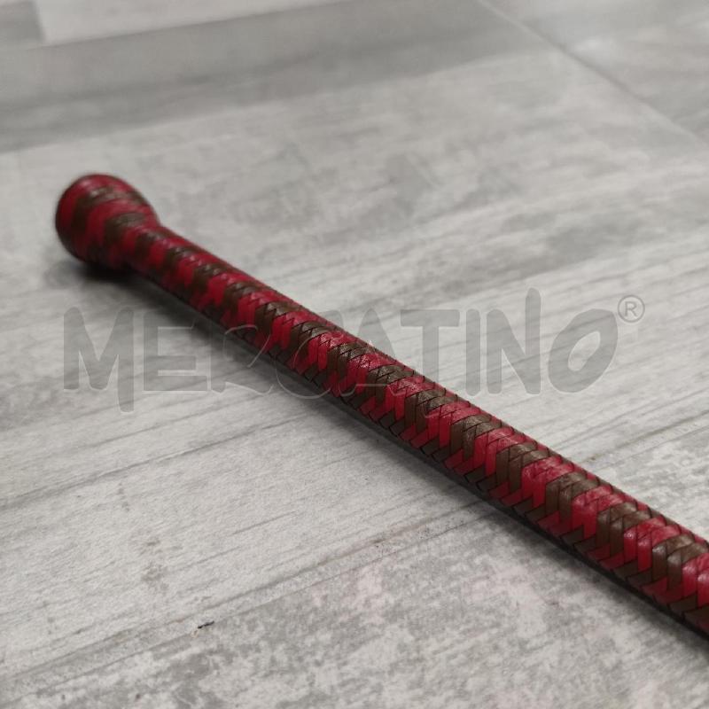 FRUSTINO CAVALLO HERMES INTRECCIATO MARRONE ROSSO  | Mercatino dell'Usato Settimo torinese 2