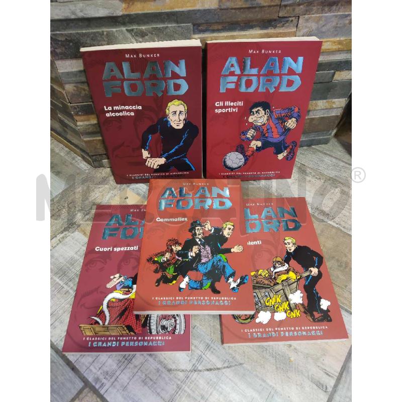 FUMETTO ALAN FORD DA 1 A 5 I CLASSICI DEL FUMETTO  | Mercatino dell'Usato Settimo torinese 1