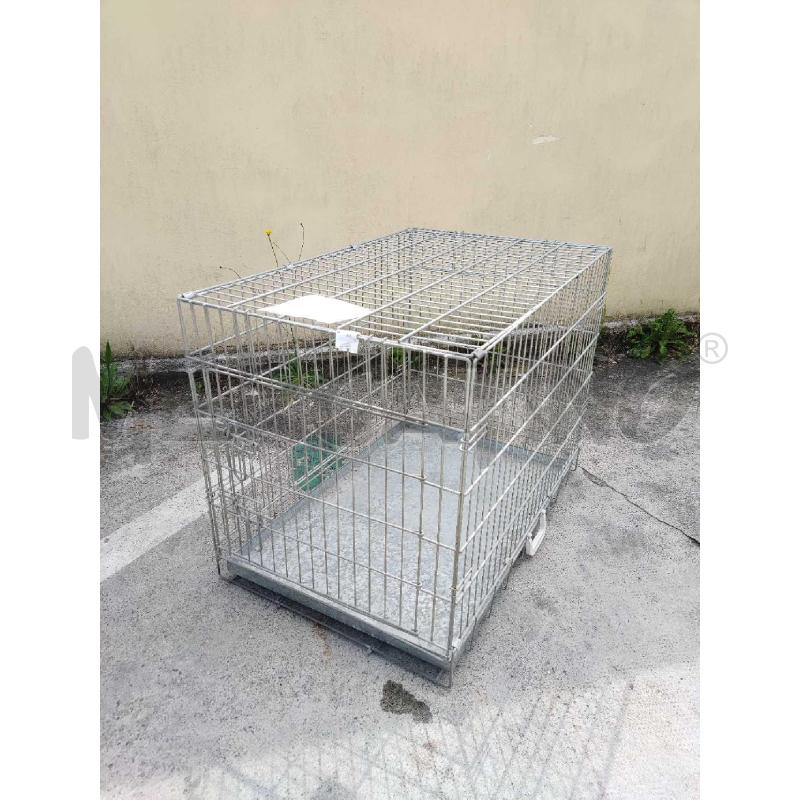 GABBIA ANIMALI GRIGIA MEDIA | Mercatino dell'Usato Settimo torinese 1