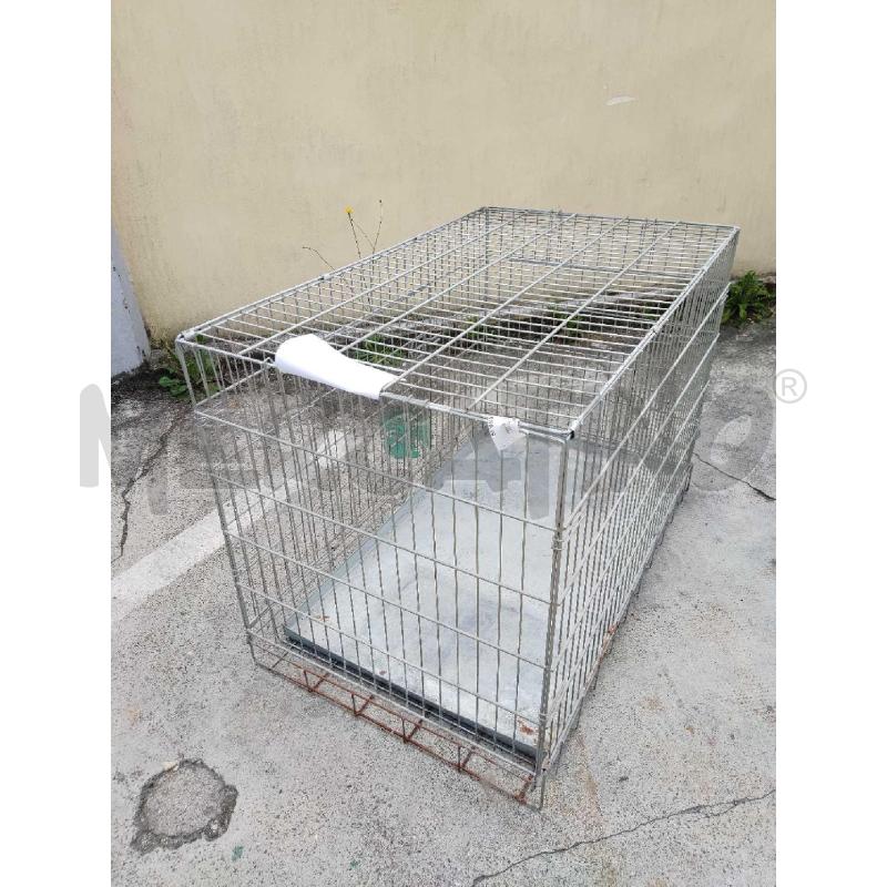 GABBIA GRANDE ANIMALI GRIGIA | Mercatino dell'Usato Settimo torinese 1