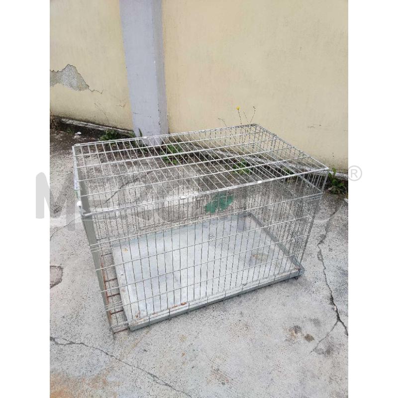 GABBIA GRANDE ANIMALI GRIGIA | Mercatino dell'Usato Settimo torinese 2