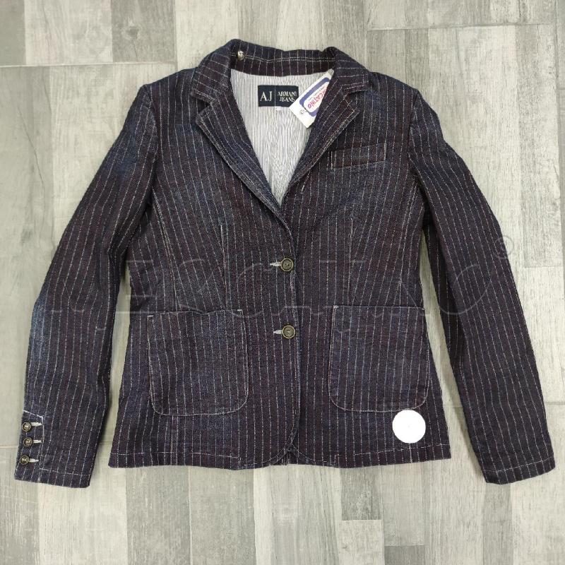 GIACCA DONNA ARMANI JEANS IN JEANS SCURA GESSATA | Mercatino dell'Usato Settimo torinese 1