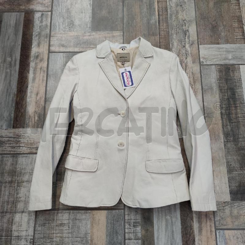 GIACCA DONNA CONBIPEL PELLE COLOR GHIACCIO | Mercatino dell'Usato Settimo torinese 1