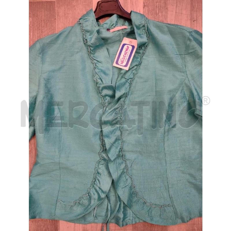 GIACCA DONNA FIORELLA RUBINO SETA PURA AZZURRO | Mercatino dell'Usato Settimo torinese 2
