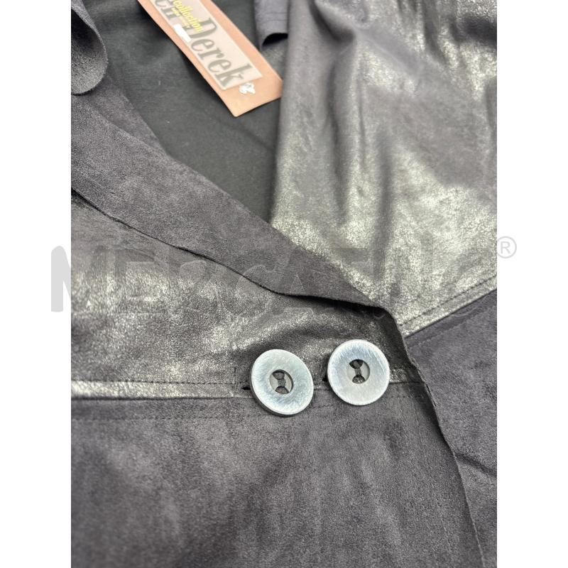 GIACCA DONNA KAREN DEREK NERA ECOPELLE SOFTY NUOVA | Mercatino dell'Usato Settimo torinese 2
