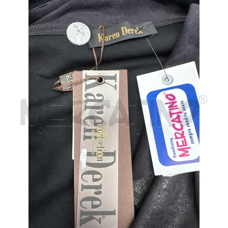 GIACCA DONNA KAREN DEREK NERA ECOPELLE SOFTY NUOVA | Mercatino dell'Usato Settimo torinese 3