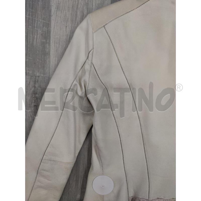 GIACCA DONNA LUISA SPAGNOLI PELLE PIZZO BEIGE | Mercatino dell'Usato Settimo torinese 3