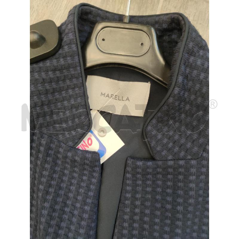 GIACCA DONNA MARELLA BLU BOTTONE NERO | Mercatino dell'Usato Settimo torinese 2