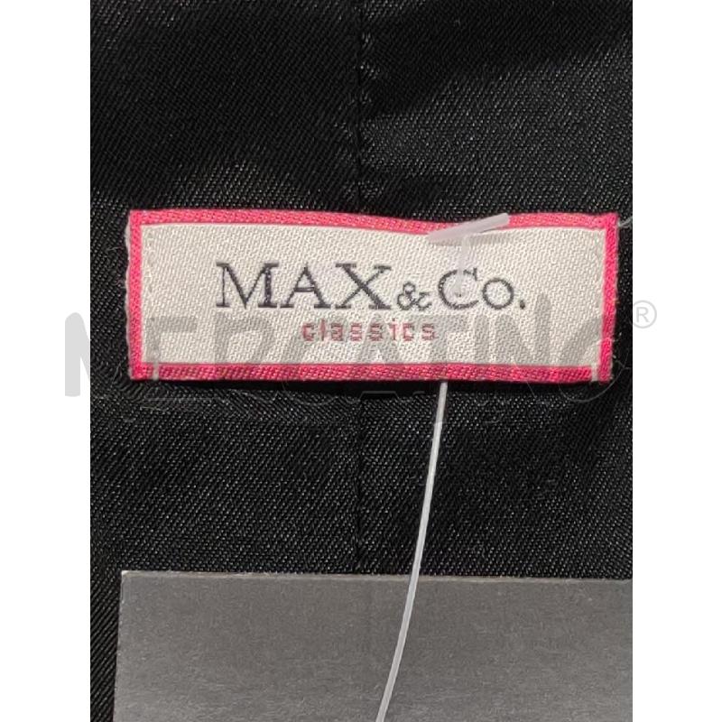 GIACCA DONNA MAX&CO NERA CHIUSURA GANCETTI | Mercatino dell'Usato Settimo torinese 3