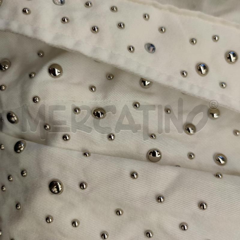 GIACCA DONNA MET BIANCA BORCHIE STRASS | Mercatino dell'Usato Settimo torinese 5