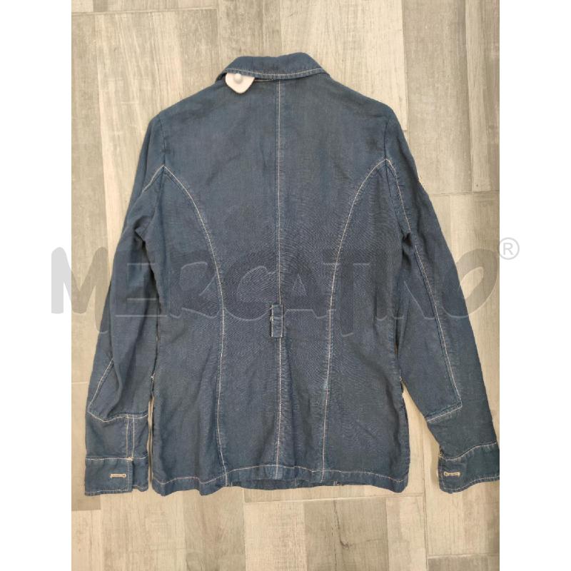 GIACCA DONNA NAPAPIJRI BLU LINO CUCITURE BIANCHE | Mercatino dell'Usato Settimo torinese 2