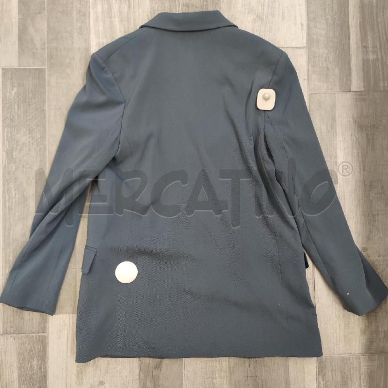 GIACCA DONNA NICOLE FARHI GRIGIO BLU 1 BOTT | Mercatino dell'Usato Settimo torinese 2