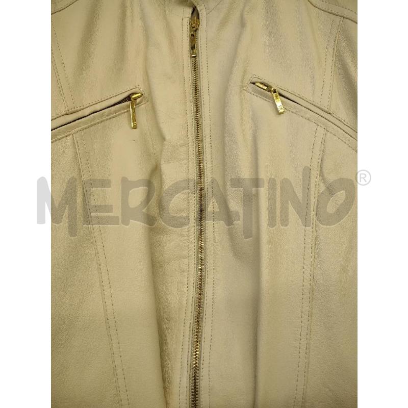 GIACCA DONNA PELLE BEIGE FIORELLA RUBINO  | Mercatino dell'Usato Settimo torinese 4