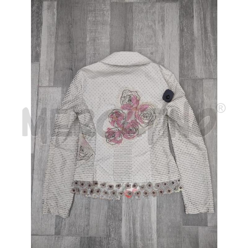 GIACCA DONNA SAVE THE QUEEN BEIGE FIORI | Mercatino dell'Usato Settimo torinese 2