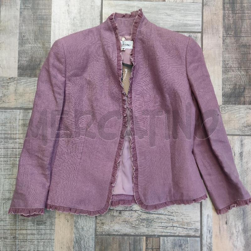 GIACCA DONNA VALENTINO MISS V CICLAMINO LINO | Mercatino dell'Usato Settimo torinese 1