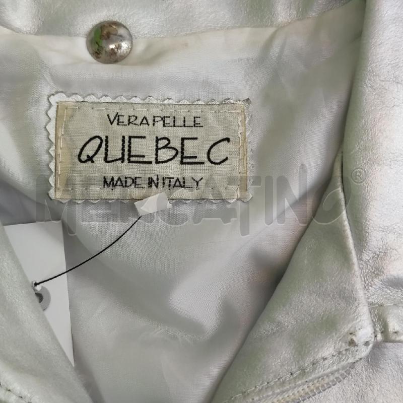 GIACCA DONNA VERA PELLE QUEBEC ARGENTATA | Mercatino dell'Usato Settimo torinese 3