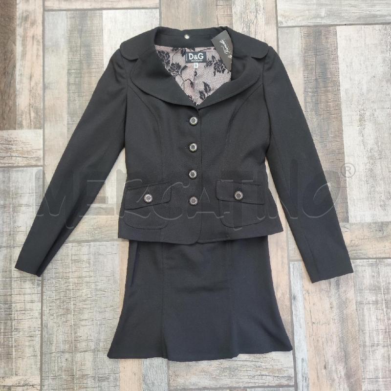 GIACCA+GONNA DOLCE&GABBANA NERO INTERNO PIZZO | Mercatino dell'Usato Settimo torinese 1