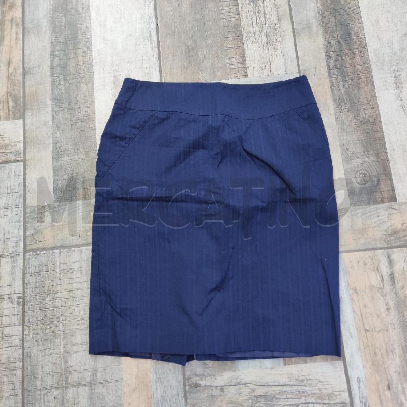 GIACCA+GONNA LUISA SPAGNOLI BLU GESSATA | Mercatino dell'Usato Settimo torinese 3