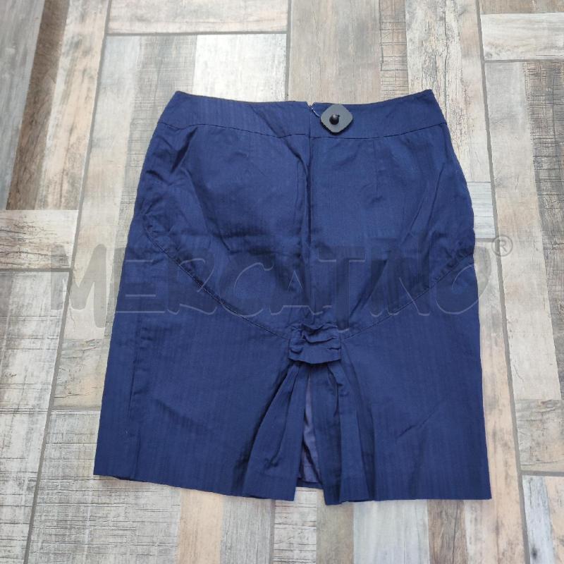GIACCA+GONNA LUISA SPAGNOLI BLU GESSATA | Mercatino dell'Usato Settimo torinese 4
