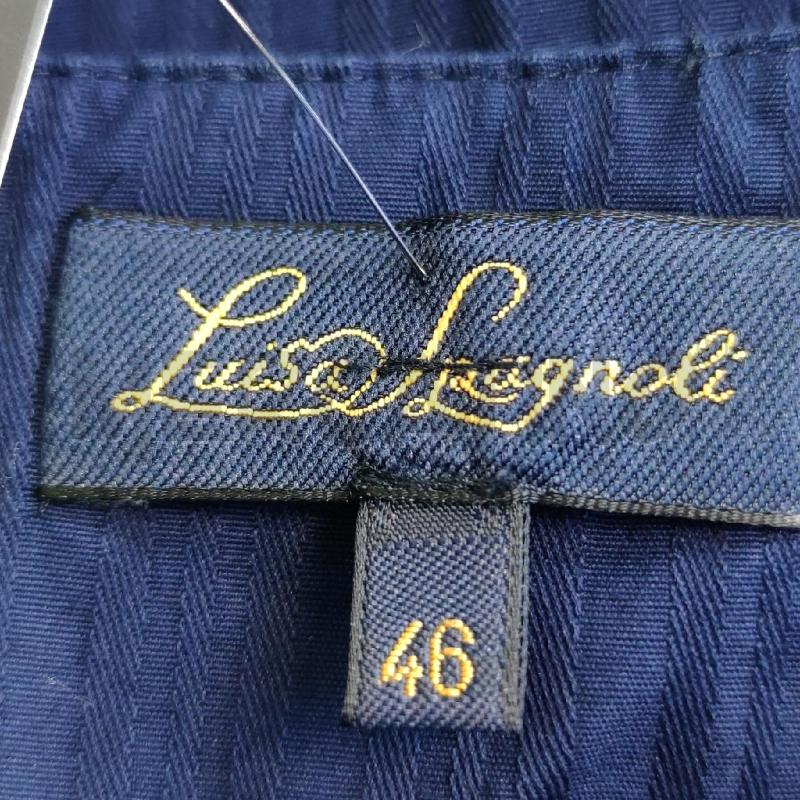 GIACCA+GONNA LUISA SPAGNOLI BLU GESSATA | Mercatino dell'Usato Settimo torinese 5