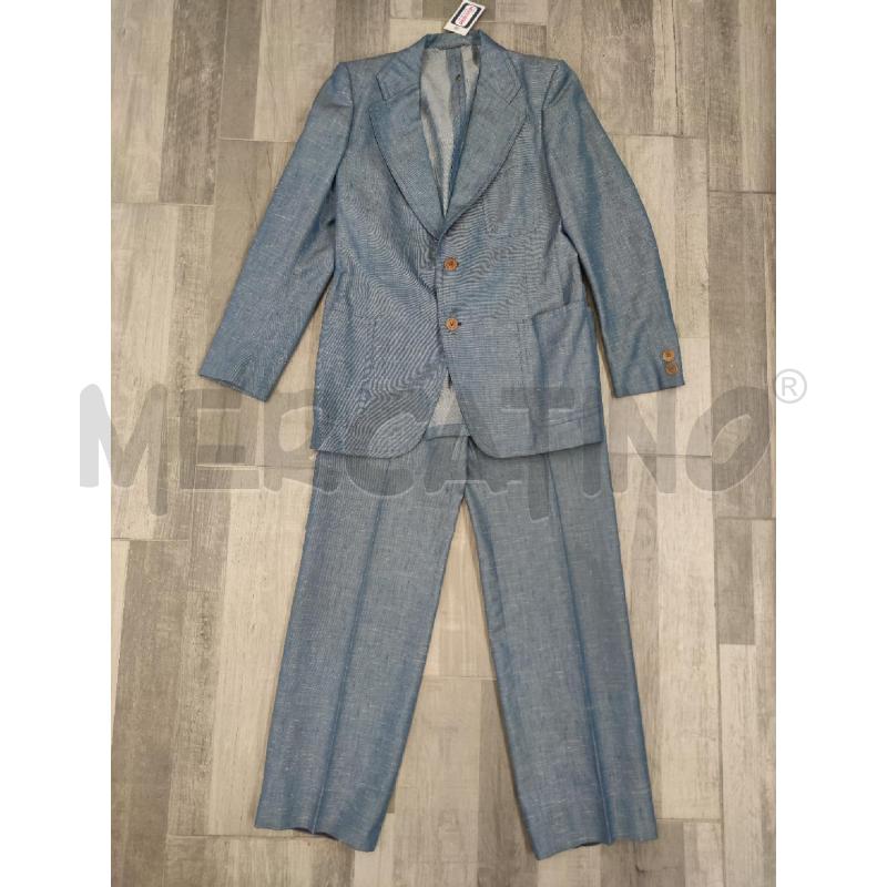GIACCA+PANT. FACIS AZZURRO LINO | Mercatino dell'Usato Settimo torinese 1