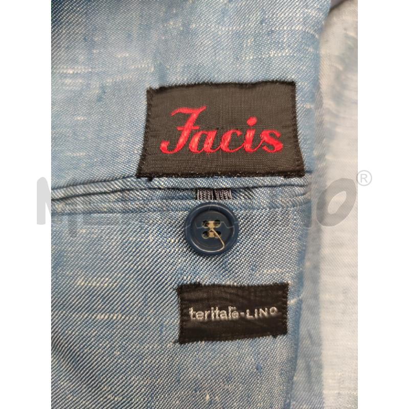 GIACCA+PANT. FACIS AZZURRO LINO | Mercatino dell'Usato Settimo torinese 4