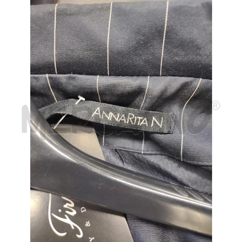 GIACCA+PANTALONE ANNARITA N. BLU GESSATO | Mercatino dell'Usato Settimo torinese 4