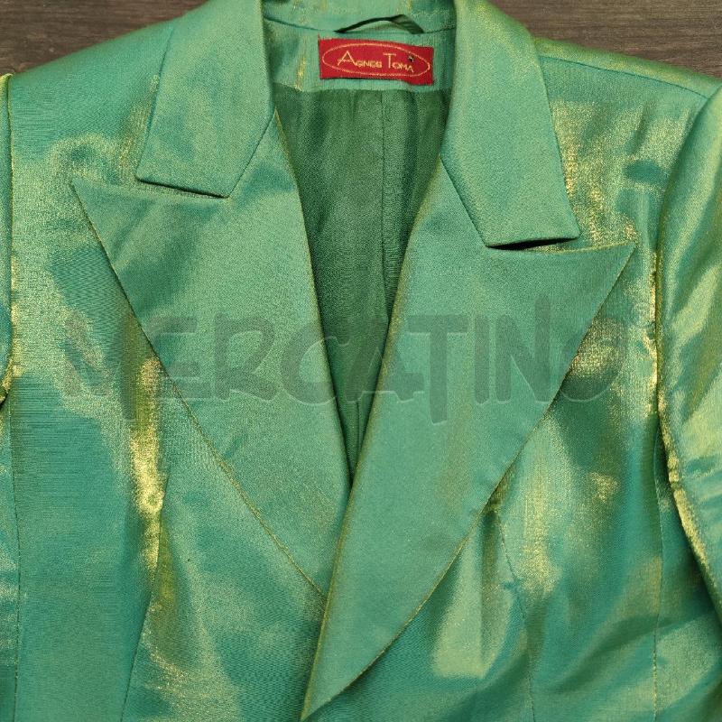 GIACCA+TOP+GONNA AGNES TOMA VERDE CANGIANTE | Mercatino dell'Usato Settimo torinese 4