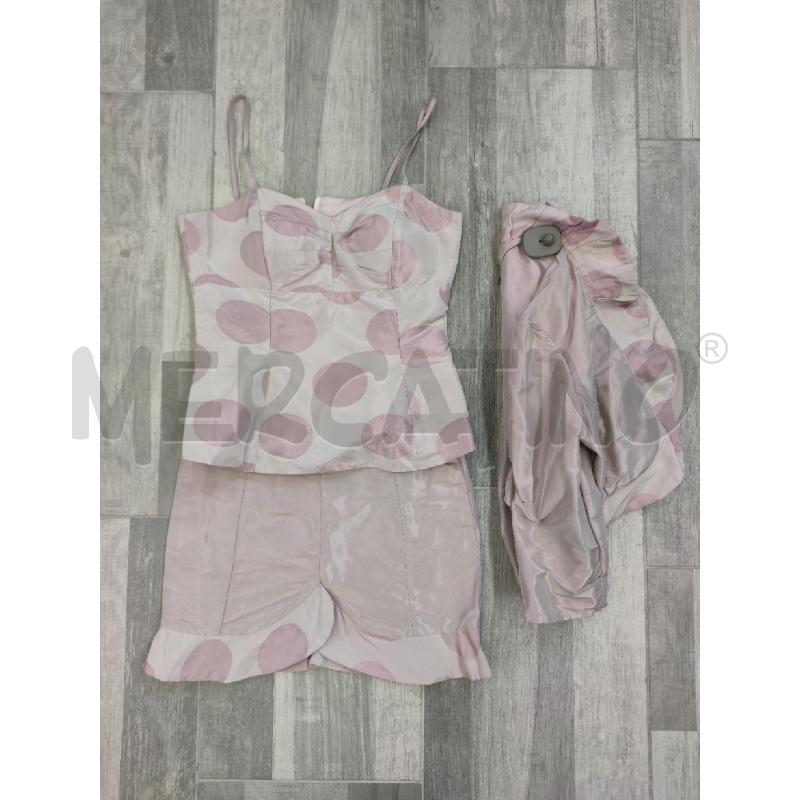 GIACCA+TOP+GONNA CHENZI ROSA POIS  | Mercatino dell'Usato Settimo torinese 2