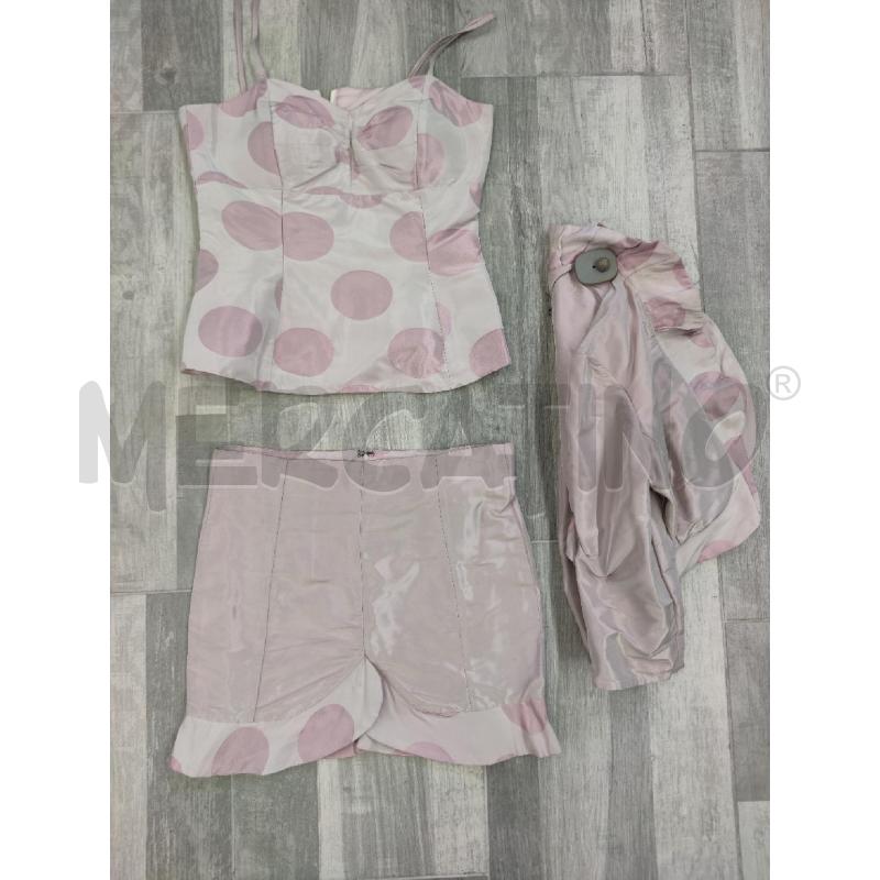 GIACCA+TOP+GONNA CHENZI ROSA POIS  | Mercatino dell'Usato Settimo torinese 3