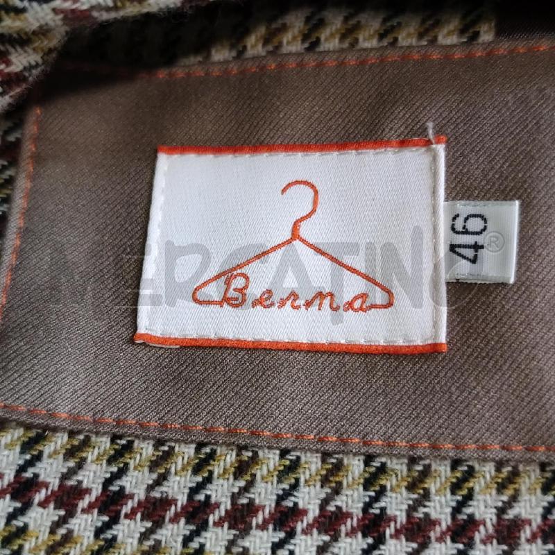 GIACCA UOMO BERNA MISTO LANA BEIGE PIED DE POULE | Mercatino dell'Usato Settimo torinese 3