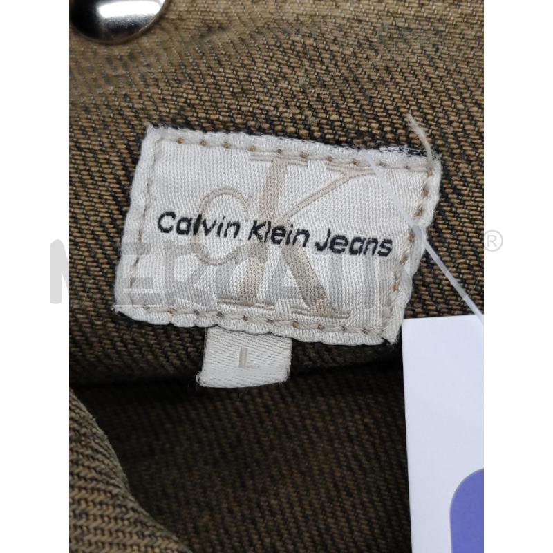 GIACCA UOMO CALVIN KLEIN JEANS SCURA SFUM BEIGE | Mercatino dell'Usato Settimo torinese 3