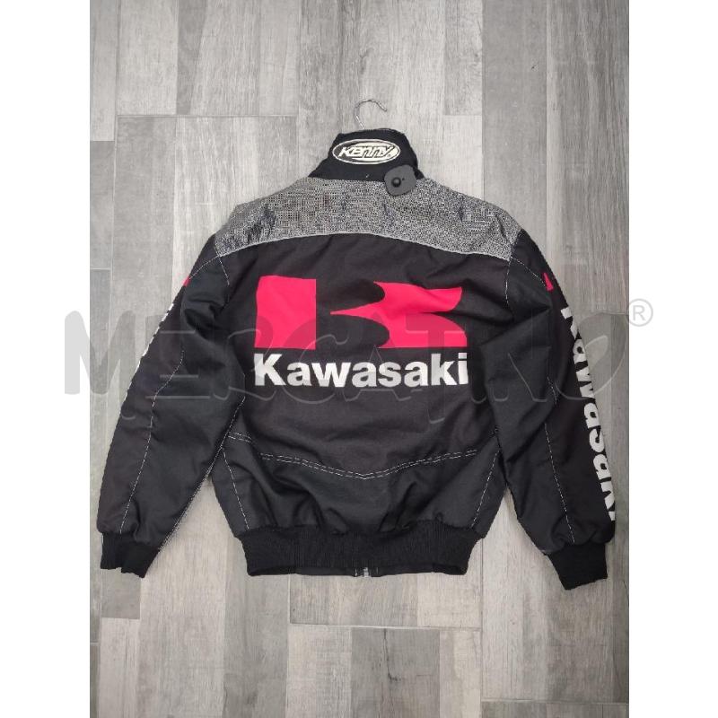 GIACCA UOMO KAWASAKI NERA ROSSA | Mercatino dell'Usato Settimo torinese 2