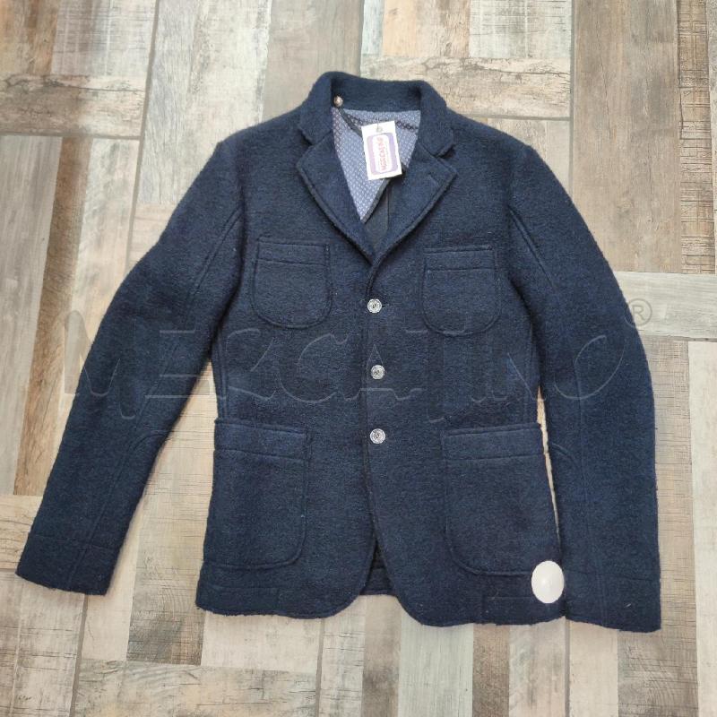 GIACCA UOMO VICTOR COOL MISTO LANA BLU | Mercatino dell'Usato Settimo torinese 1