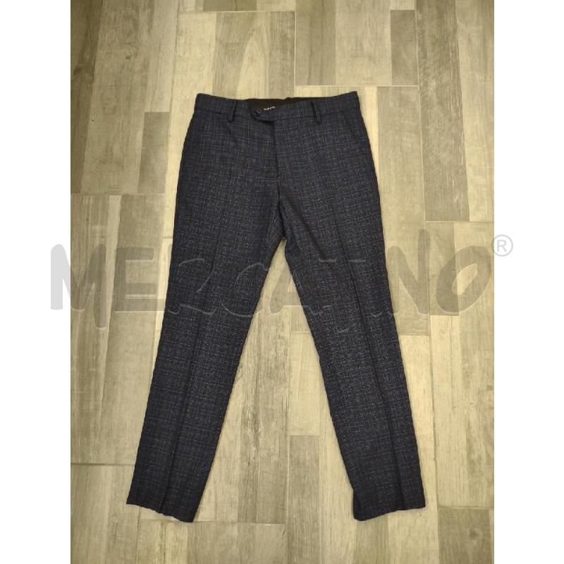 GIACCA UOMO + PANTALONE D-INTERNATIONAL BLU MOTIVO QUADRI | Mercatino dell'Usato Settimo torinese 3