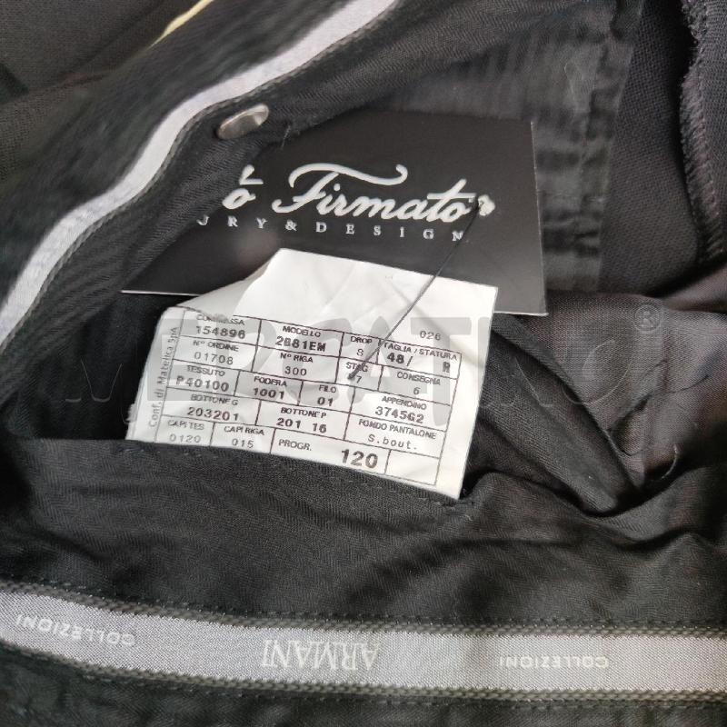 GIACCA + PANTALONE ARMANI COLLEZIONI NERO | Mercatino dell'Usato Settimo torinese 5