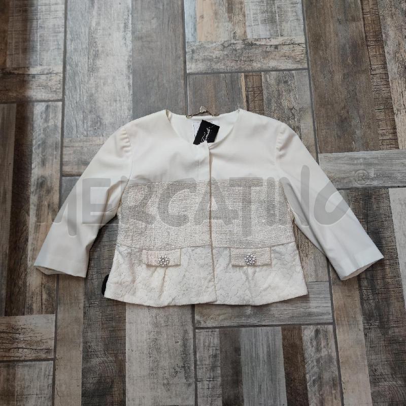 GIACCHINA DONNA LUCKY LU BIANCA TWEED  | Mercatino dell'Usato Settimo torinese 1