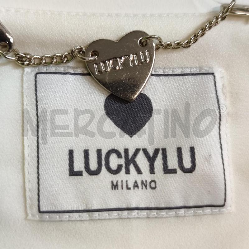 GIACCHINA DONNA LUCKY LU BIANCA TWEED  | Mercatino dell'Usato Settimo torinese 3