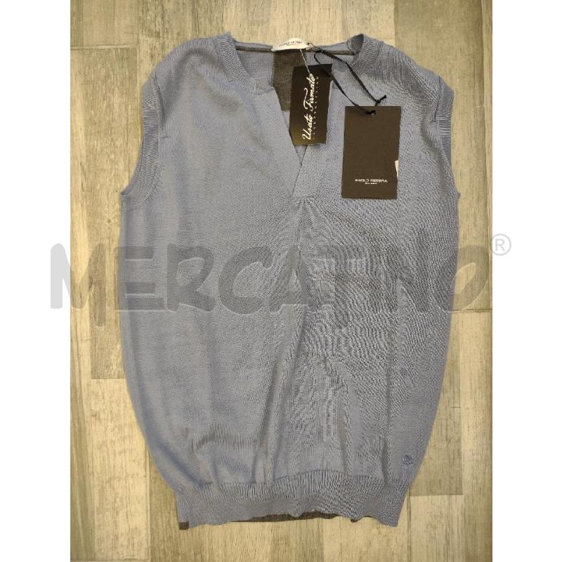 GILET BAMBINO PAOLO PECORA AZZURRO COTONE | Mercatino dell'Usato Settimo torinese 1