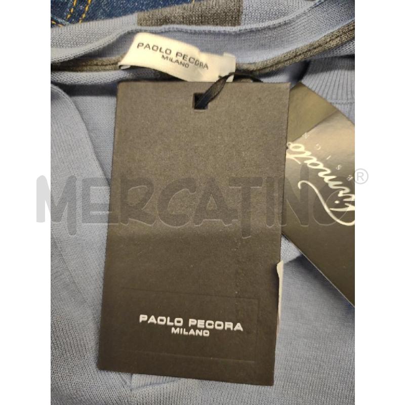 GILET BAMBINO PAOLO PECORA AZZURRO COTONE | Mercatino dell'Usato Settimo torinese 3