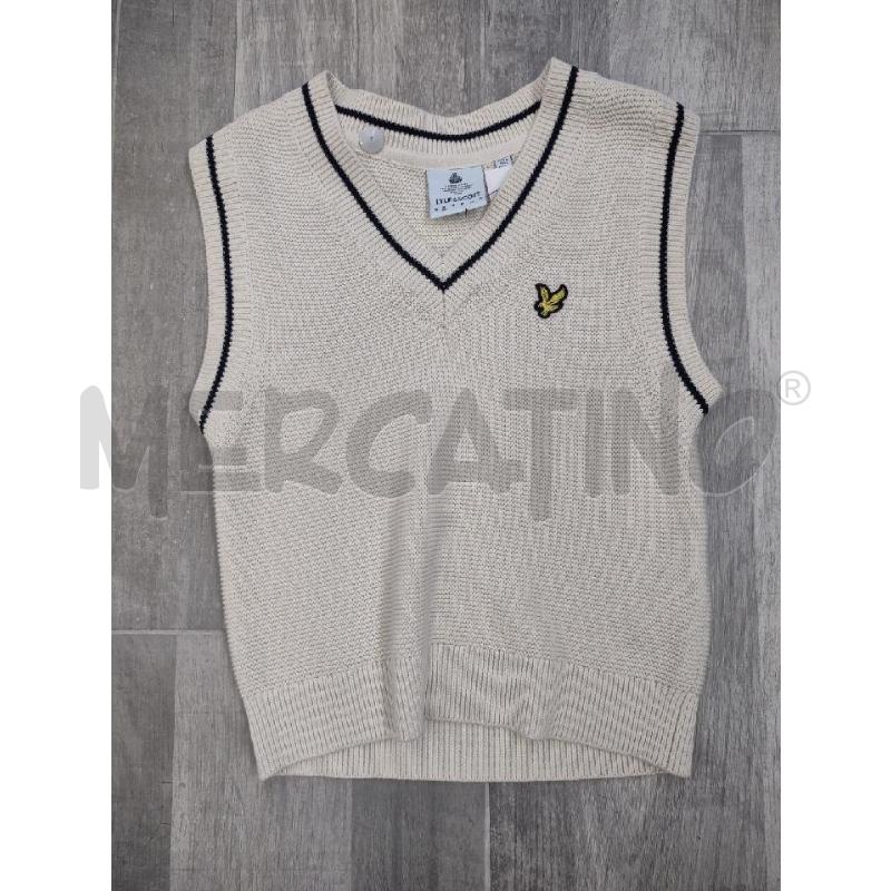 GILET DONNA LYLE&SCOTT BEIGE SCOLLO V | Mercatino dell'Usato Settimo torinese 1