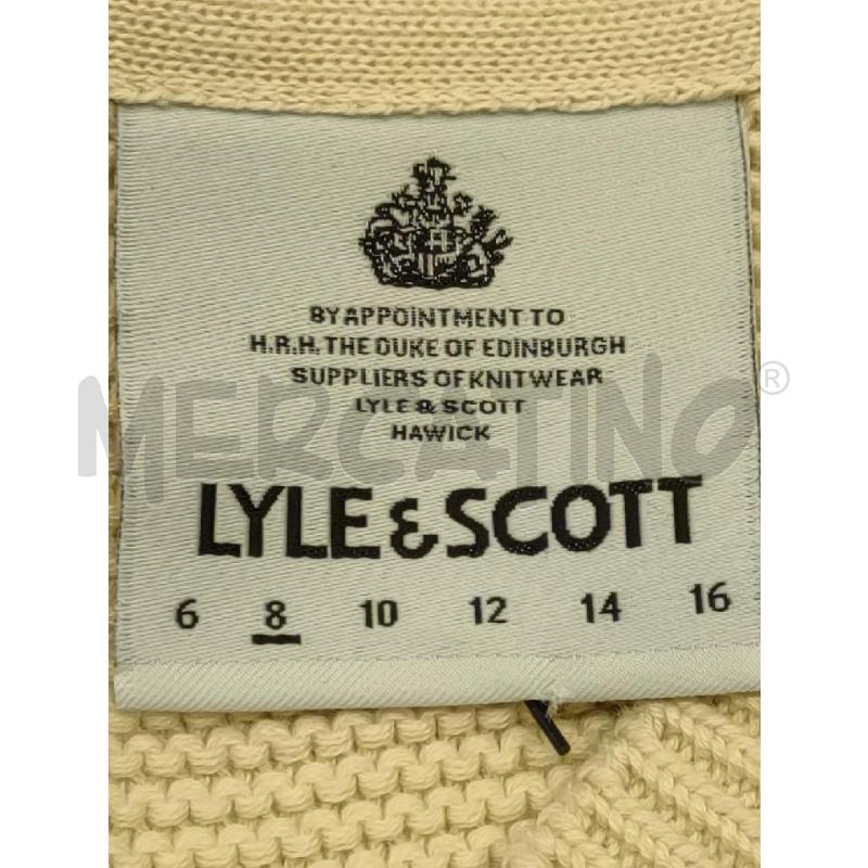 GILET DONNA LYLE&SCOTT BEIGE SCOLLO V | Mercatino dell'Usato Settimo torinese 4