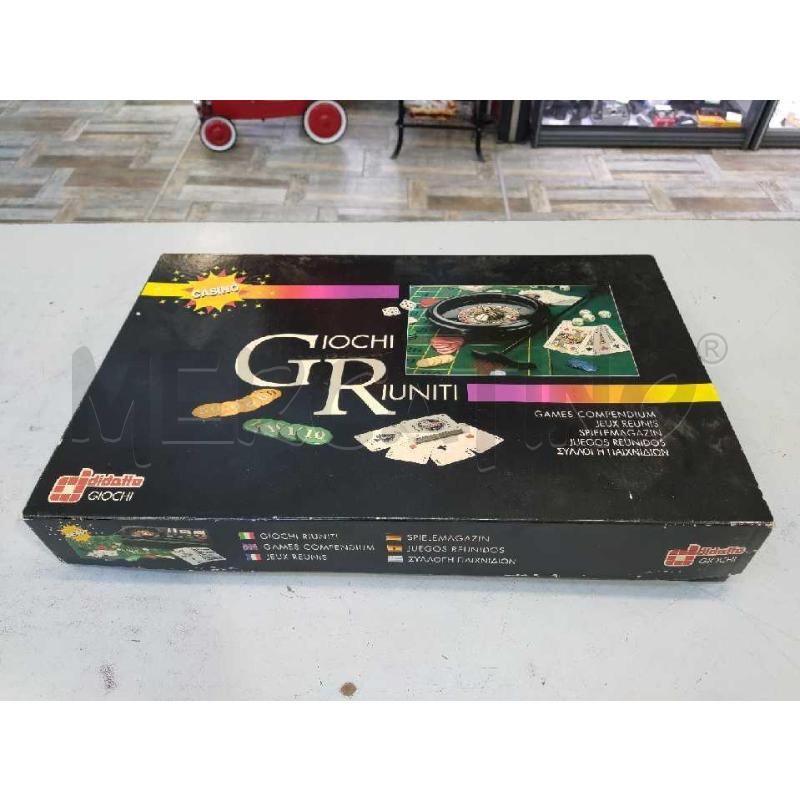 GIOCO DA TAVOLA GIOCHI RIUNITI CASINÒ DIDATTO GIOCHI | Mercatino dell'Usato Settimo torinese 1
