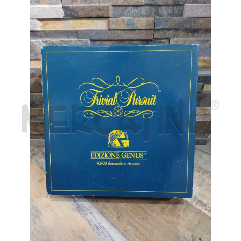 GIOCO DA TAVOLO TRIVIAL PURSUIT EDIZIONE GENUS | Mercatino dell'Usato Settimo torinese 1