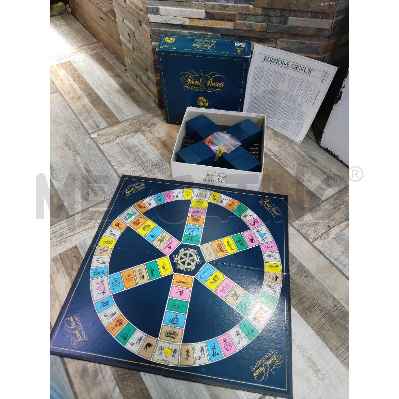 GIOCO DA TAVOLO TRIVIAL PURSUIT EDIZIONE GENUS | Mercatino dell'Usato Settimo torinese 2