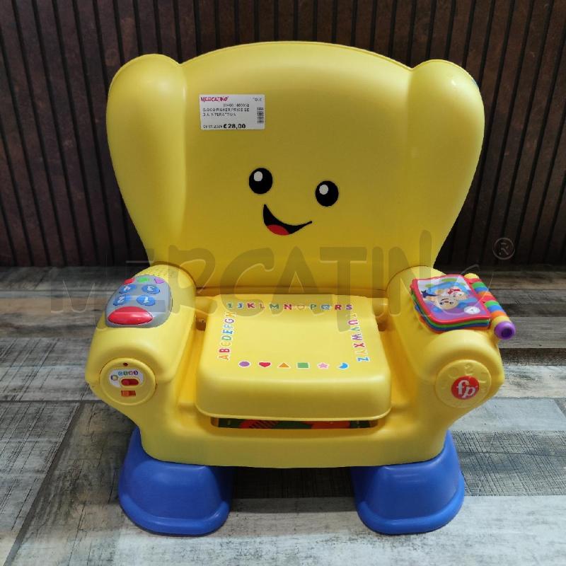GIOCO FISHER PRICE SEDIA INTERATTIVA GIALLA | Mercatino dell'Usato Settimo torinese 1