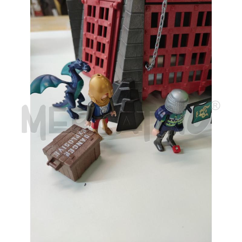GIOCO SET PLAYMOBIL 5480 IL FORTINO SEGRETO DEL DRAGO CON PERSONAGGI 2013 | Mercatino dell'Usato Settimo torinese 2