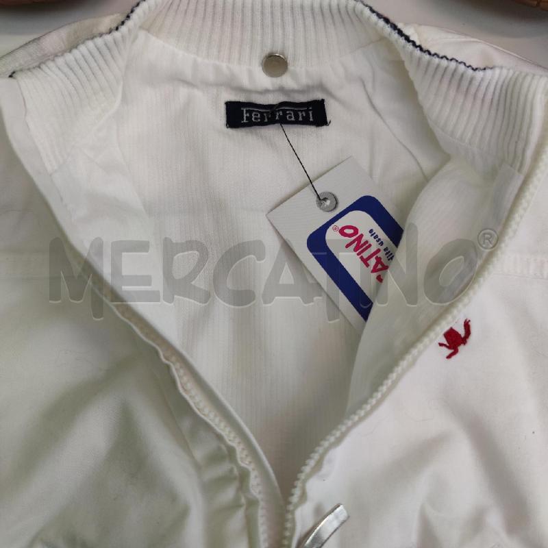 GIUBBINO BAMBINO FERRARI BIANCO BORDINI | Mercatino dell'Usato Settimo torinese 4